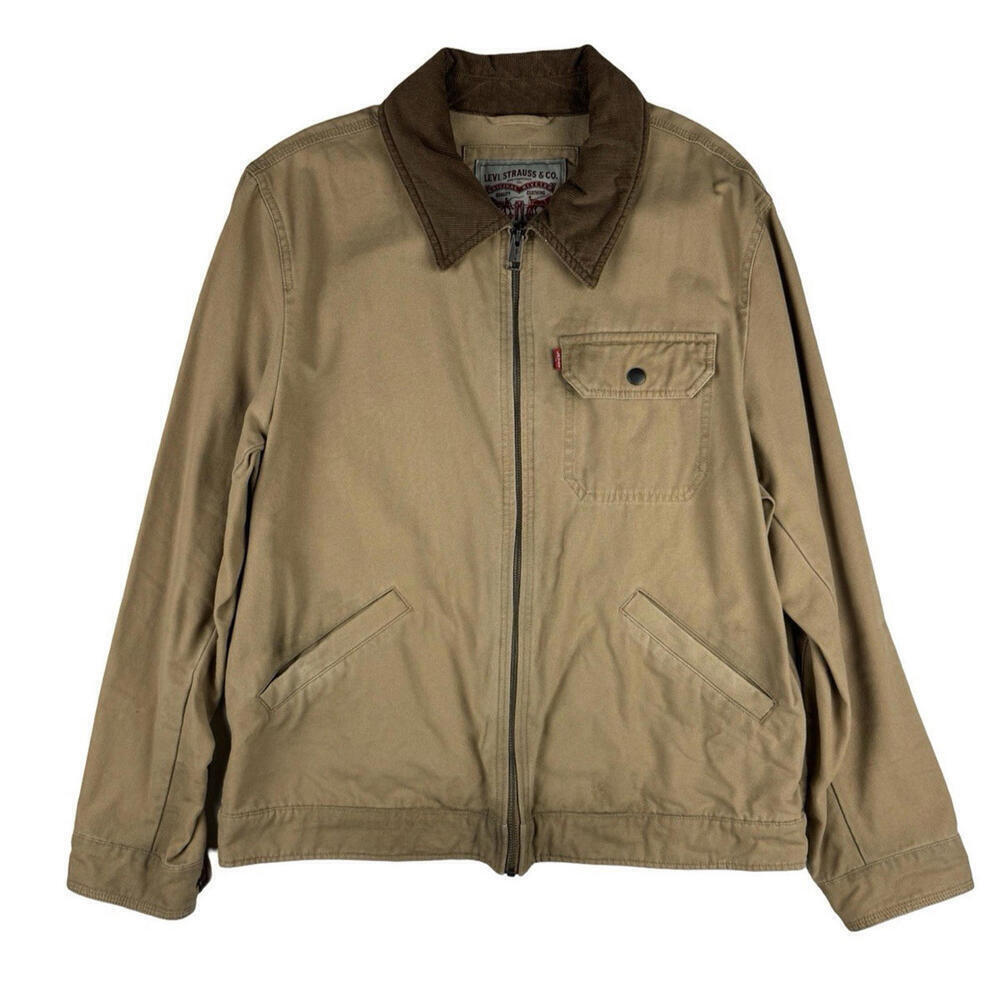 Levi's Depot Utility Jacket Cotton Brown Size M